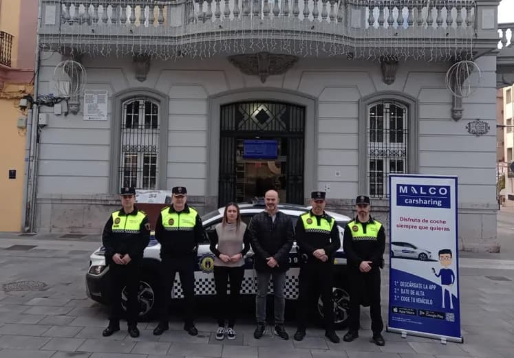 Malco entrega un vehículo policial en la Vall d’Uixò